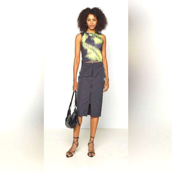 Adidas Adicolor Classics Long Zip Up Track Skirt (XXS) - Picture 1 of 8